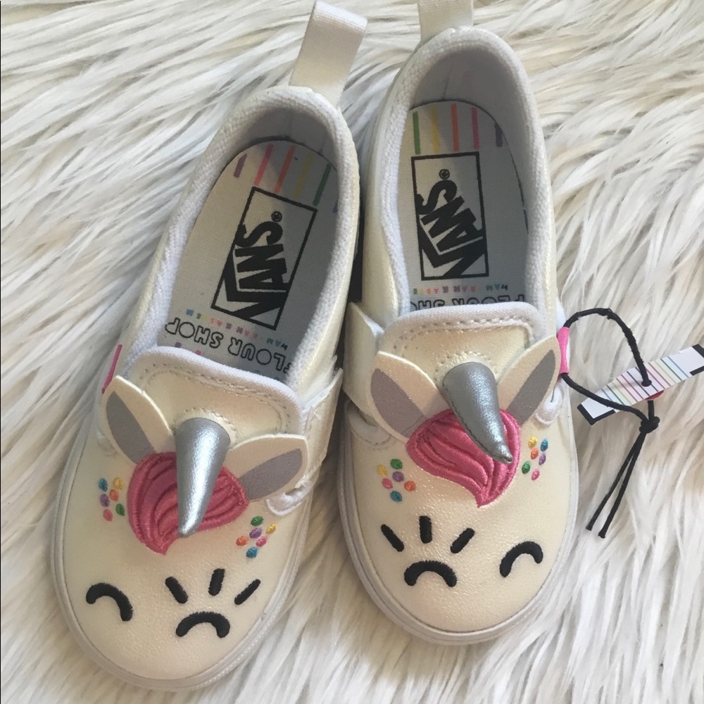 Unicorn Vans. Toddler 8. BNWT